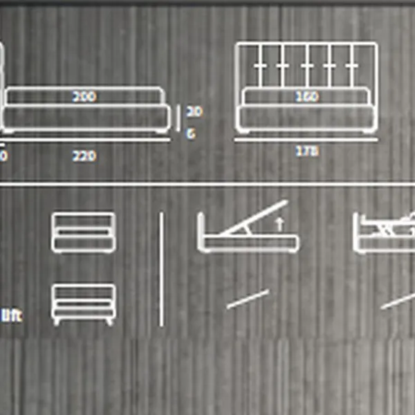 PAT POSITIVE - detaliu 1, Paturi dormitor