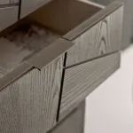 DORMITOR CHLOE FRASSINO GRIGIO OLIO - miniatura 4