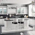 BUCĂTĂRIE DOLCEVITA LACCATO BIANCO OPACO ARGENTO - miniatura principala