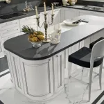 BUCĂTĂRIE DOLCEVITA LACCATO BIANCO OPACO ARGENTO - miniatura 1