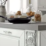 BUCĂTĂRIE DOLCEVITA LACCATO BIANCO OPACO ARGENTO - miniatura 3